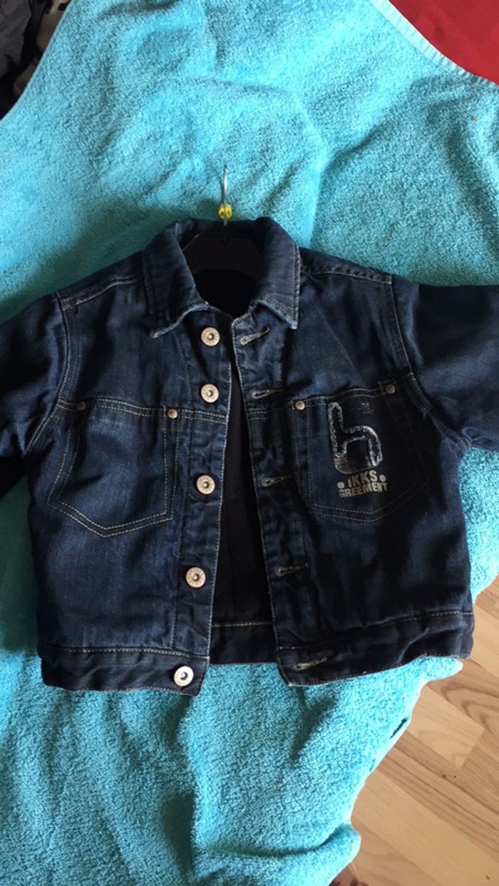 Veste jeans doublée IKKS 98cm - photo numéro 4