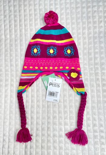 Bonnet fille neuf 49cm