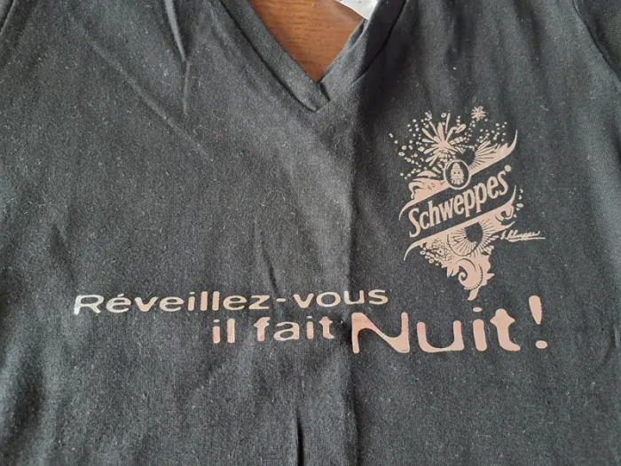 Tee-shirt Schweppes taille S - photo numéro 2