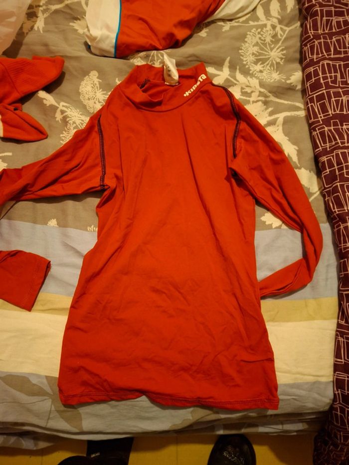 Maillot foot kipsta rouge