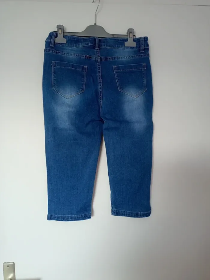 Pantacourt jean femme 42 - photo numéro 2