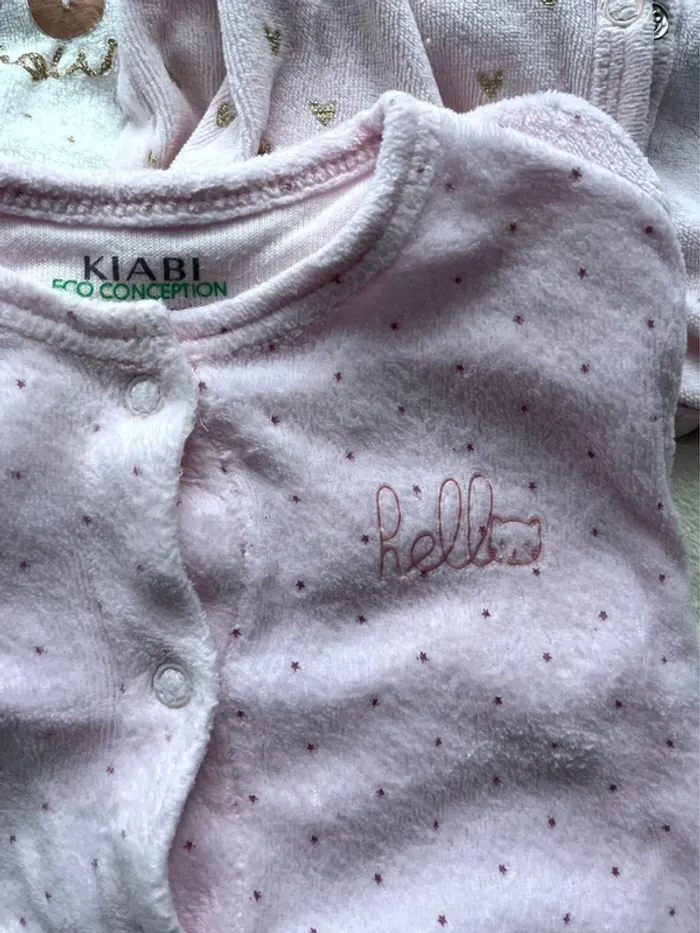 Pyjamas bébé fille Kiabi Gemo - photo numéro 2