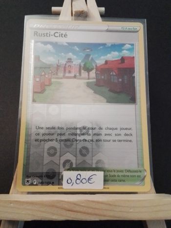 Carte Pokémon Rusti-Cité reverse 148/189