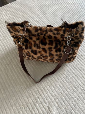 Sac  avec fermeture en léopard 