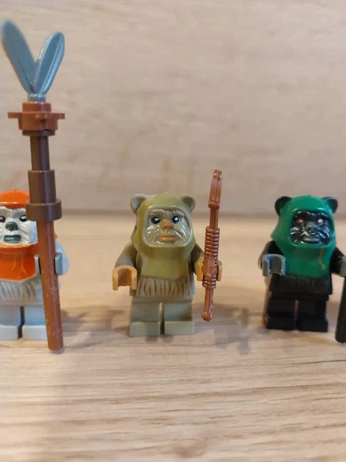 Figurines type lego 6 Ewoks star wars - photo numéro 5
