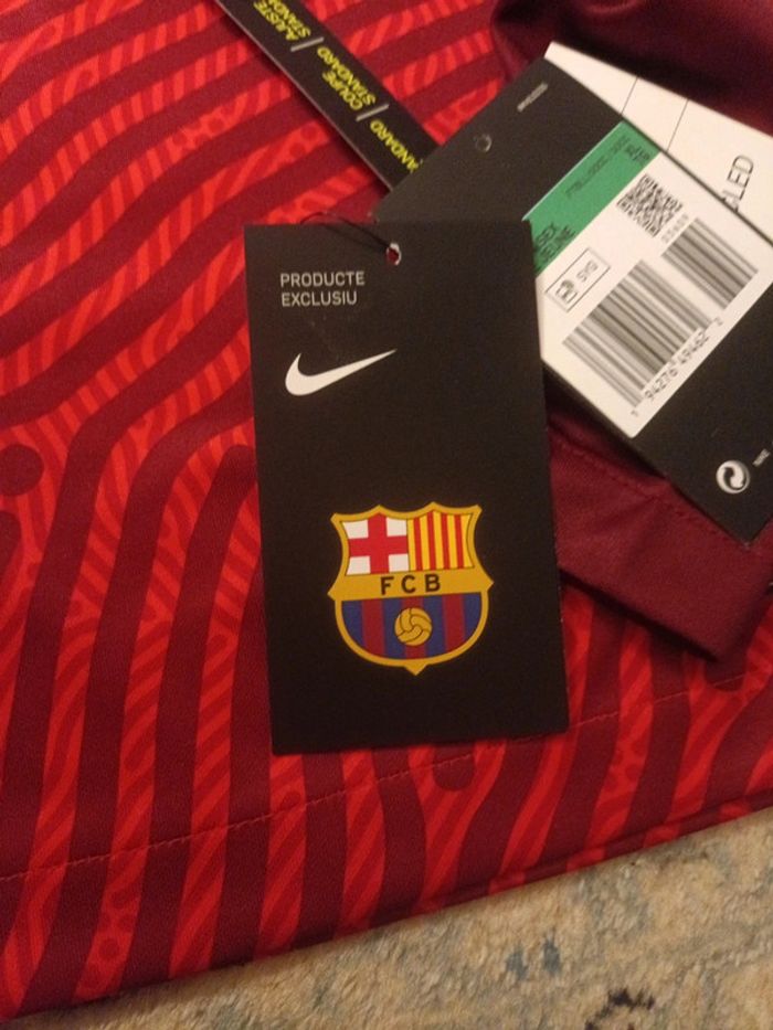 Maillot de foot Nike équipe FC Barcelone taille 13/15 authentique neuf - photo numéro 8