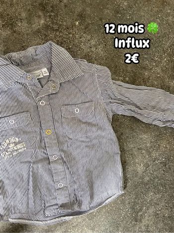Chemise 🍀 12 mois 🍀 Influx