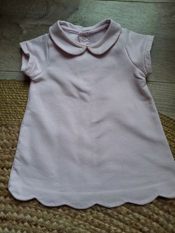 Robe rose pâle jacadi 18 mois