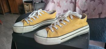 Basket jaune moutarde