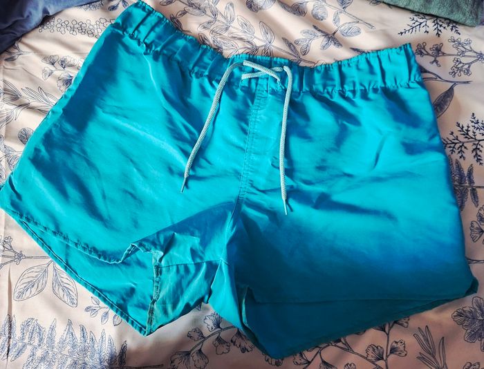 Short de bain bleue turquoise