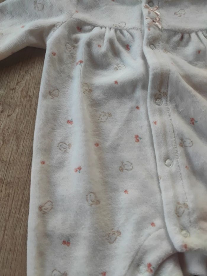 Grenouillère pyjama velours - photo numéro 3