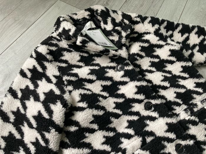 Manteau fille pied de poule - photo numéro 2