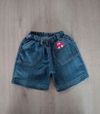 Short en jean  garçon