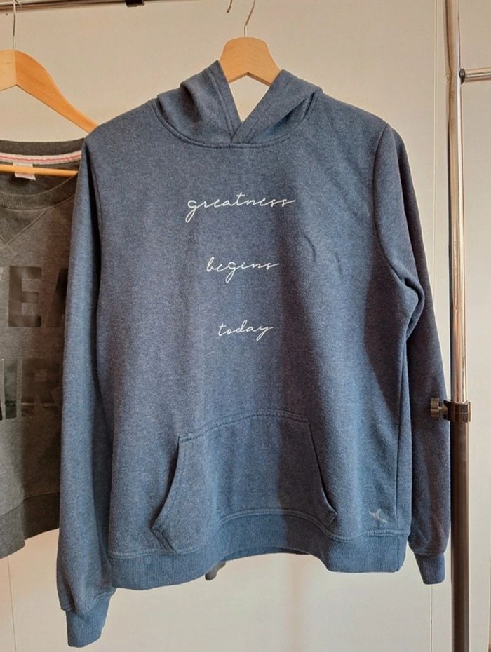 Lot 2 Sweat-shirt décathlon domyos femme XL - photo numéro 2