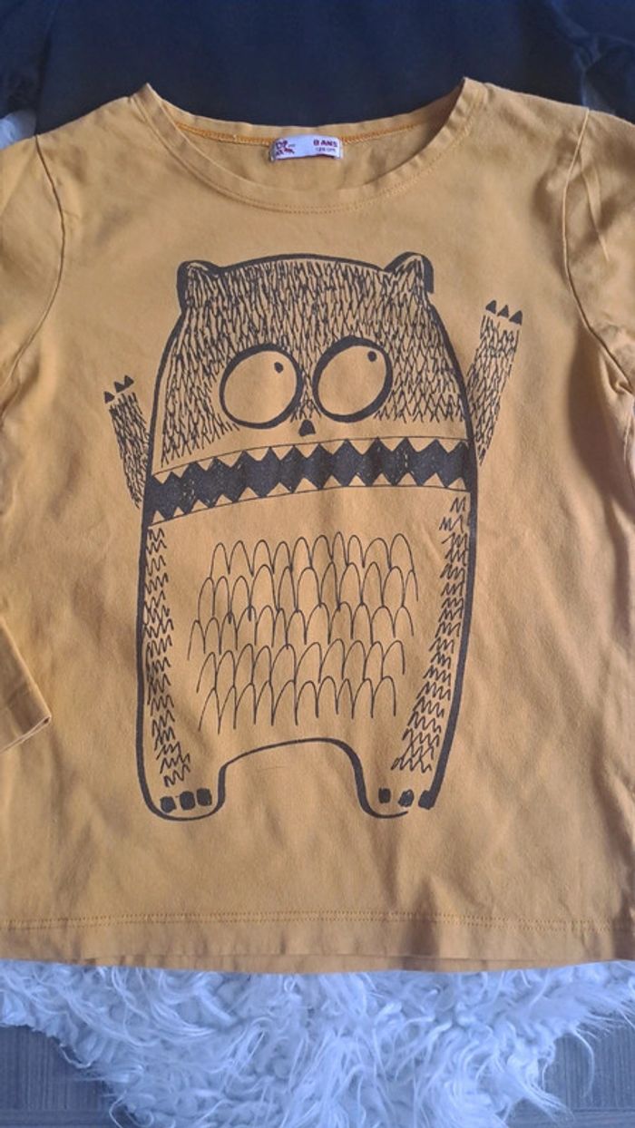 Lot 2 Tee-shirt manches longues 8ans - photo numéro 2