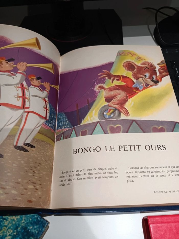Lot 3 livres vintage Disney Le monde enchanté de Walt Disney 256 page chacun dépôt légal 1978 - photo numéro 9