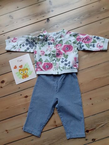 Ensemble pantalon et pull Petit Donaldson fille 80cm