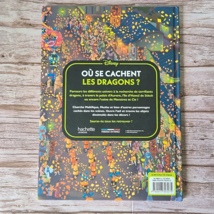 Livre Hachette disney Ou se cachent les dragons - photo numéro 2