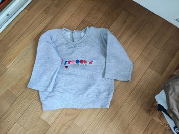 Sweat manche longue taille 6 mois