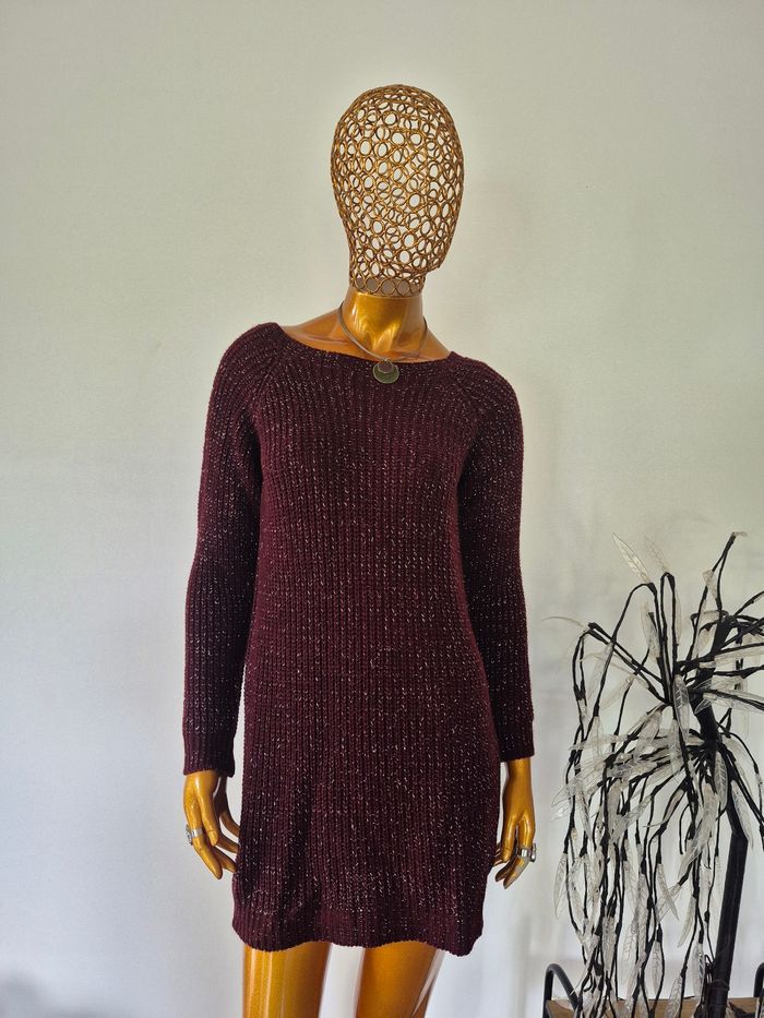 Pull Femme Bordeaux Taille Unique