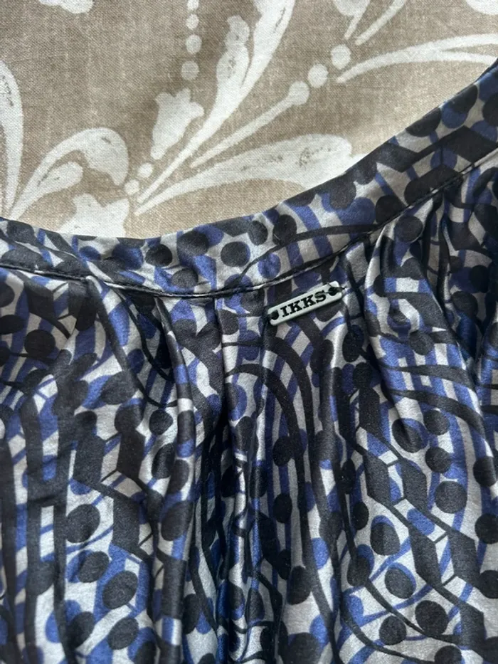 Robe longue ikks bleu taille 38 - photo numéro 5