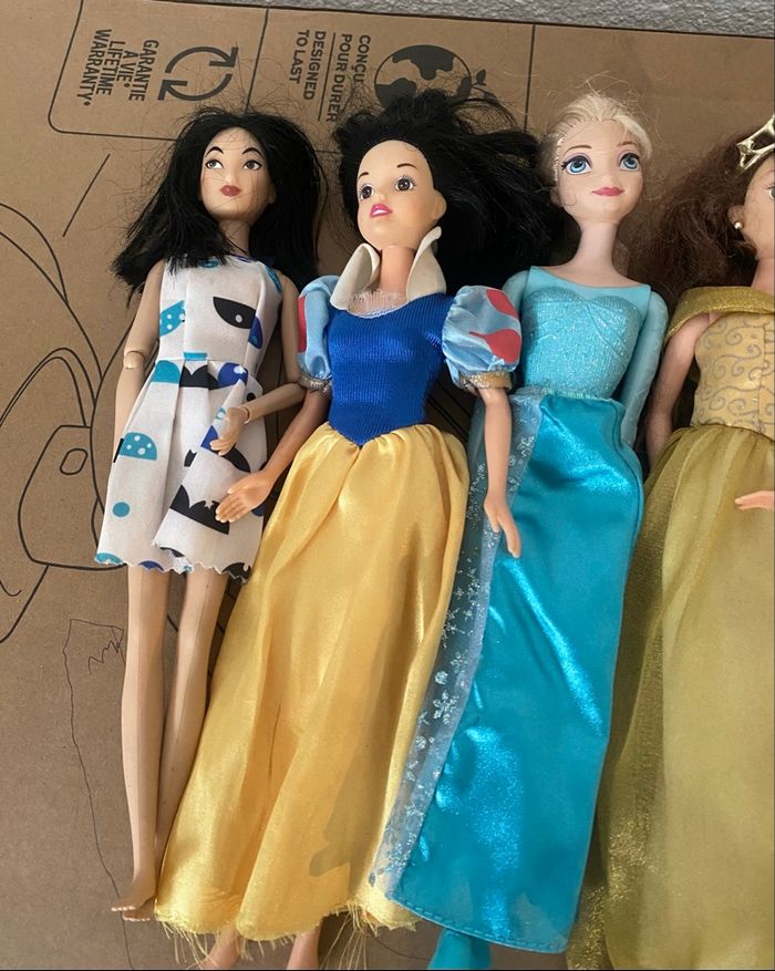 Lot de 5 princesses Disney - photo numéro 2