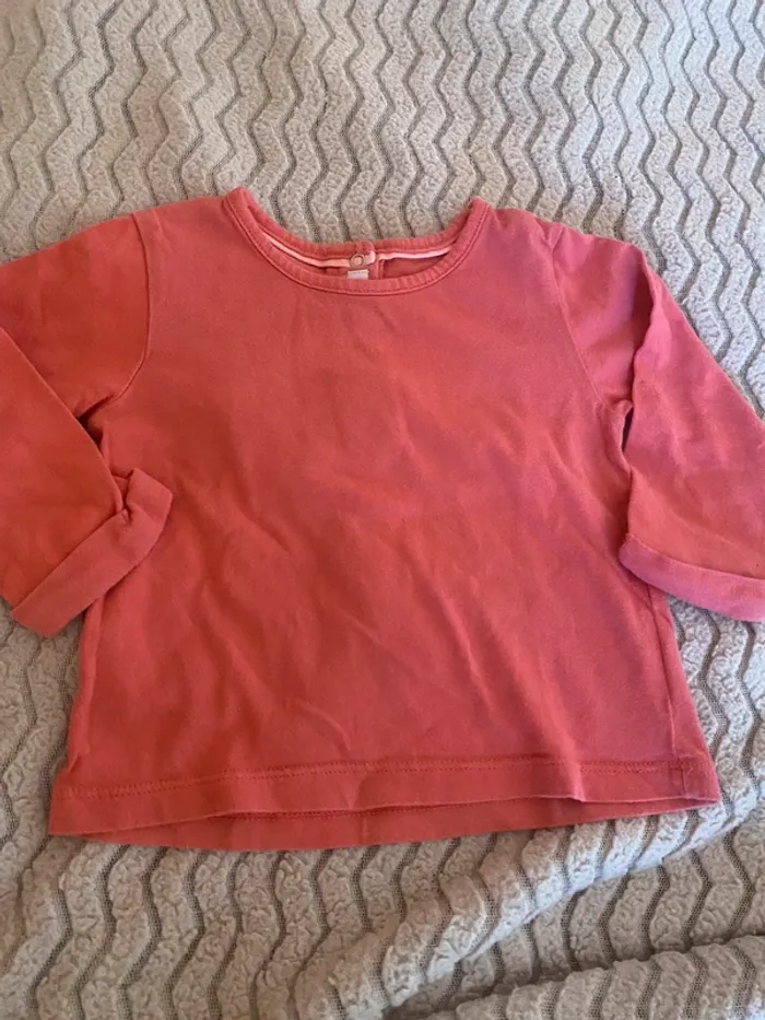 Manches longues rose