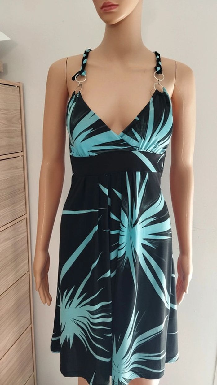 Robe noire et bleu femme taille l