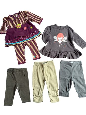 Lot de vêtements bébé fille tunique legging 3 mois