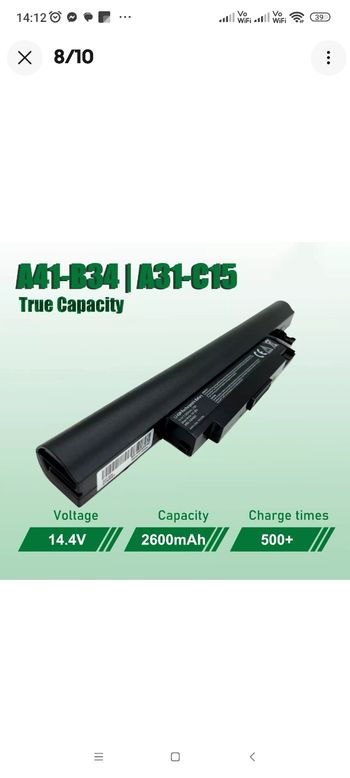 Batterie ordinateur portable