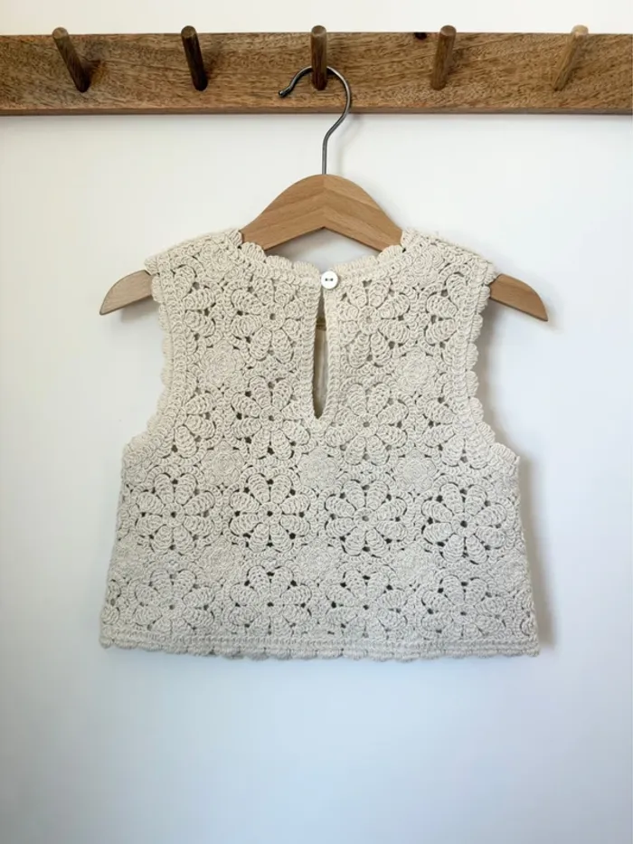 Haut en crochet neuf Zara - photo numéro 4