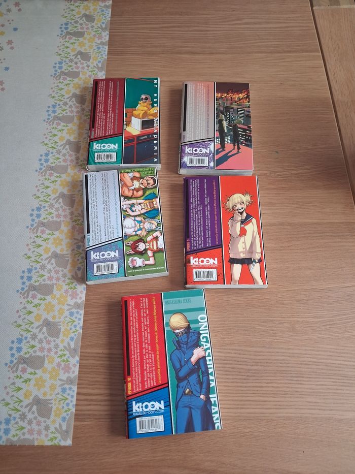 Lot de 5 manga de 6 a 10 my hero academia - photo numéro 2