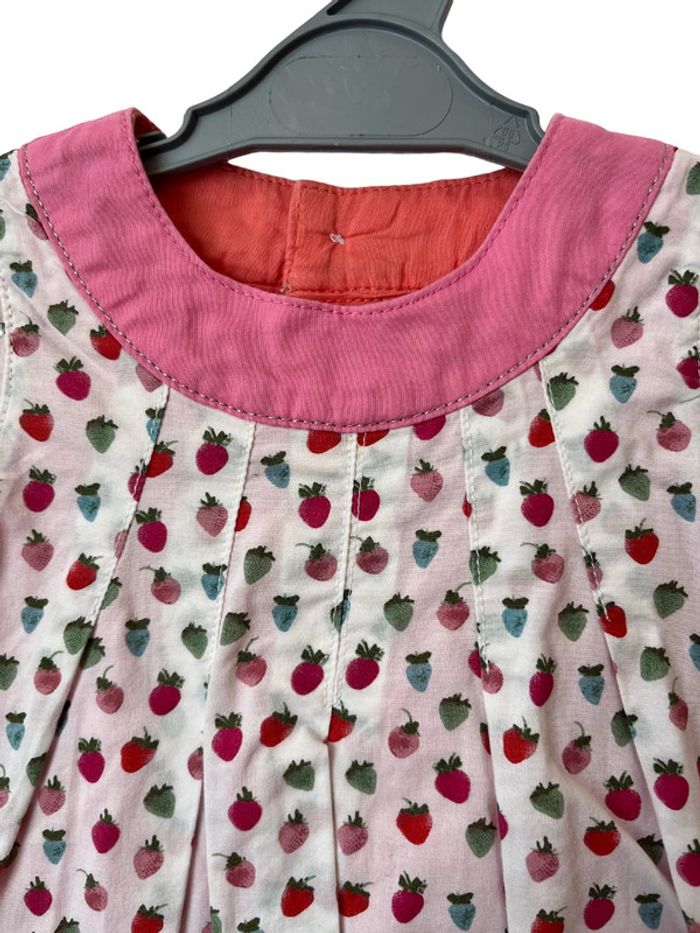 LOT / Ensemble Kenzo Kids imprimé fraises (combishort + cardigan) - 3 mois (60cm) - photo numéro 6