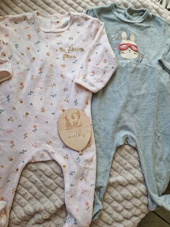 Lot de pyjamas bébé fille 12 mois kiabi
