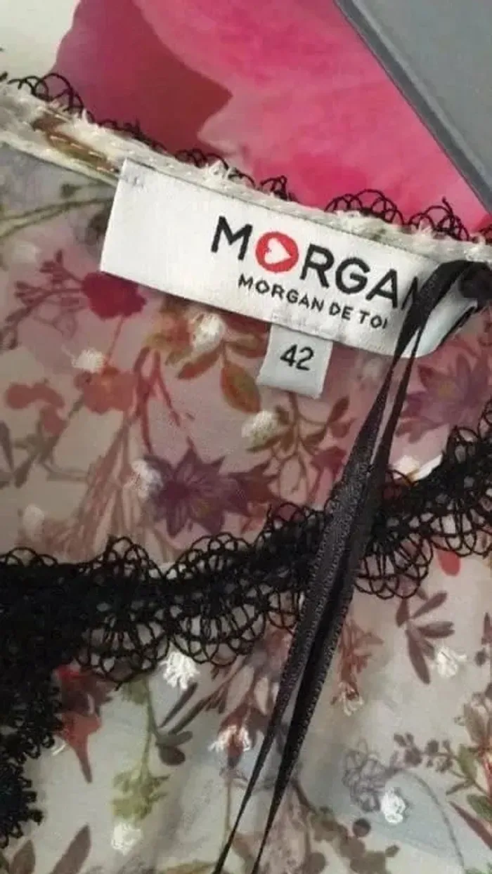 Robe voile et dentelle Morgan neuve - photo numéro 4