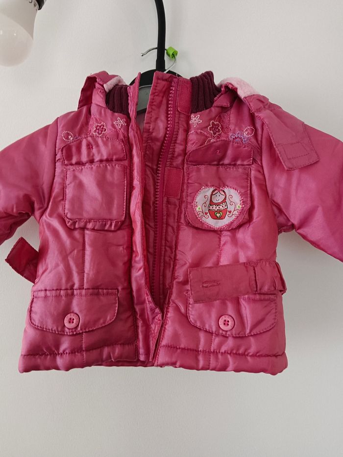 Manteau chaud fille 6 mois - photo numéro 2