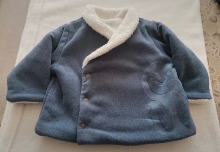Jolie veste polaire bébé garçon 6 mois Obaibi
