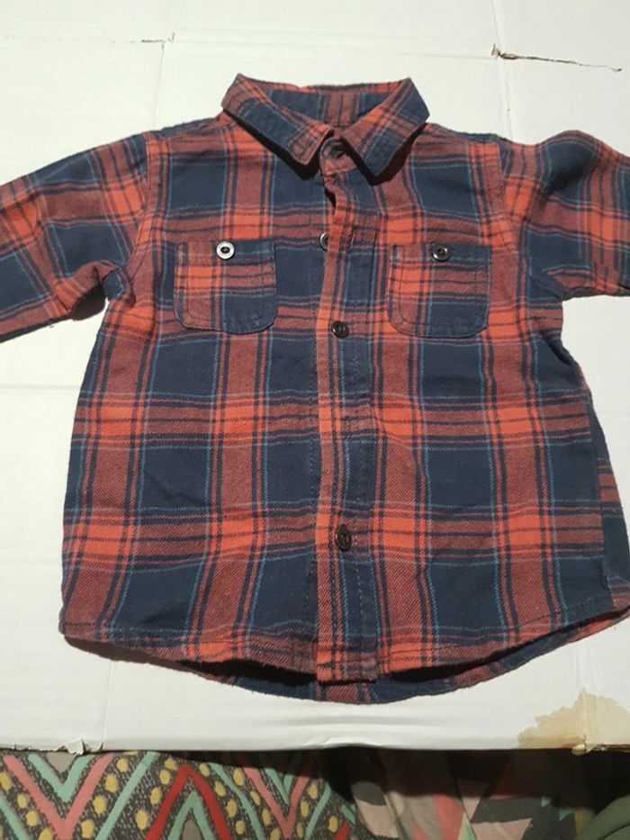 Chemise vert baudet 9 mois