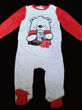 Pyjama velours Bébérêve 18 mois