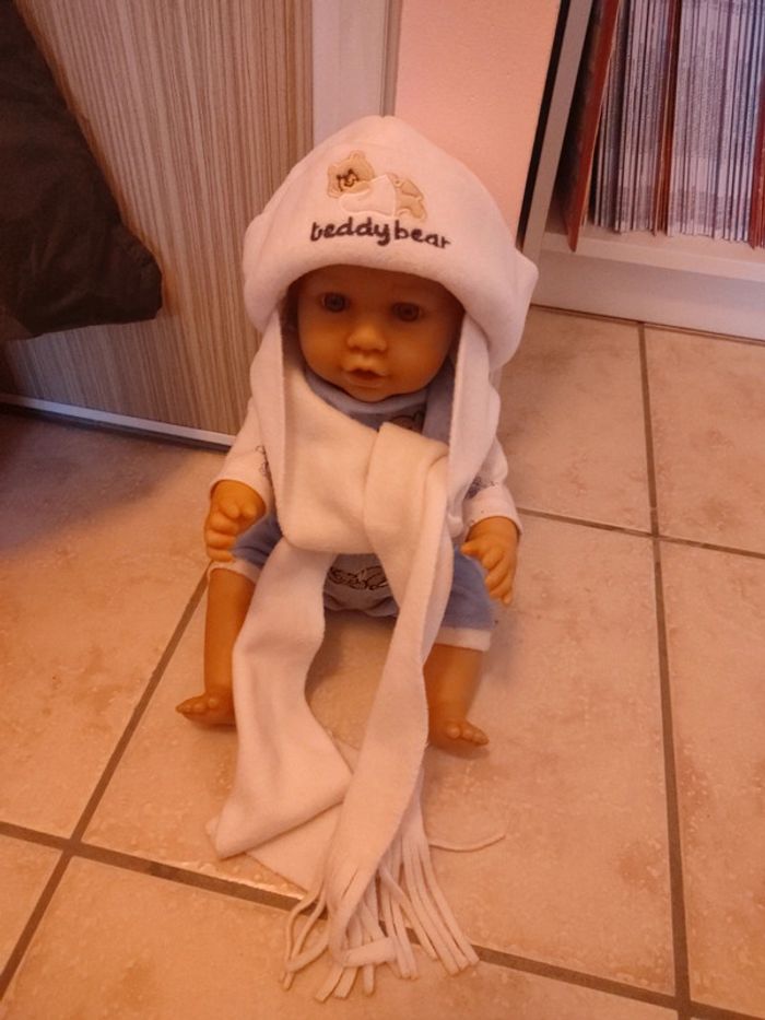 Bonnet écharpe polaire