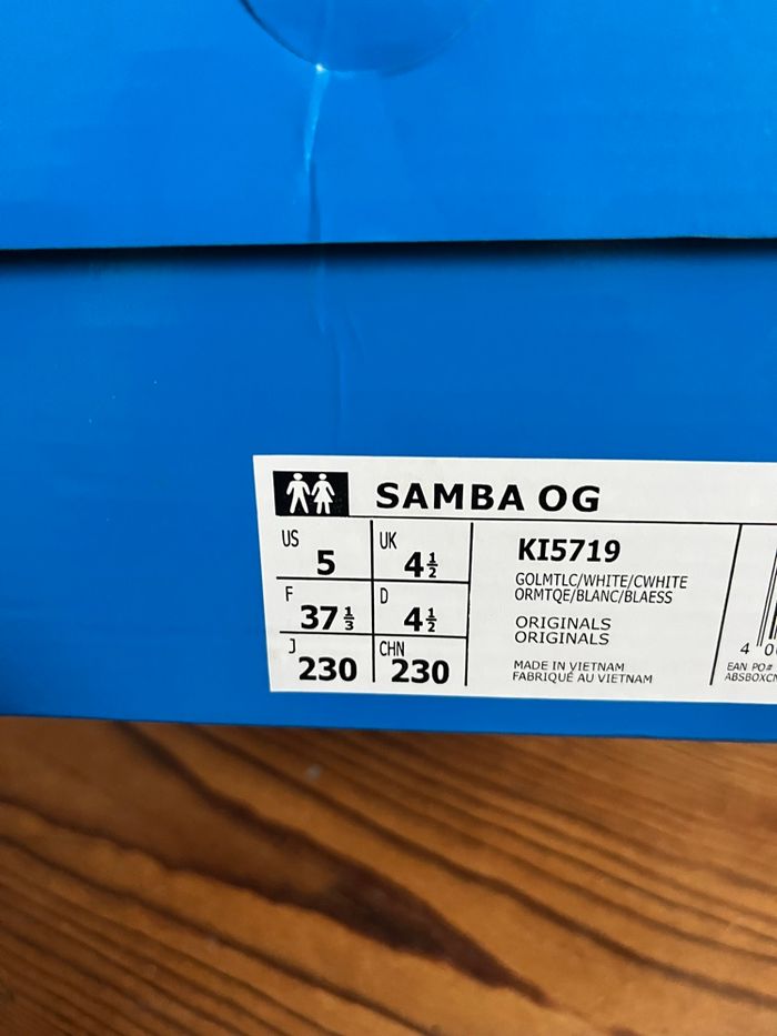 Adidas Samba OG doré - photo numéro 7