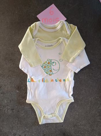 Lot bodies poisson 6 mois