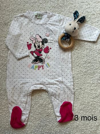 Pyjama fin Minnie 3 mois