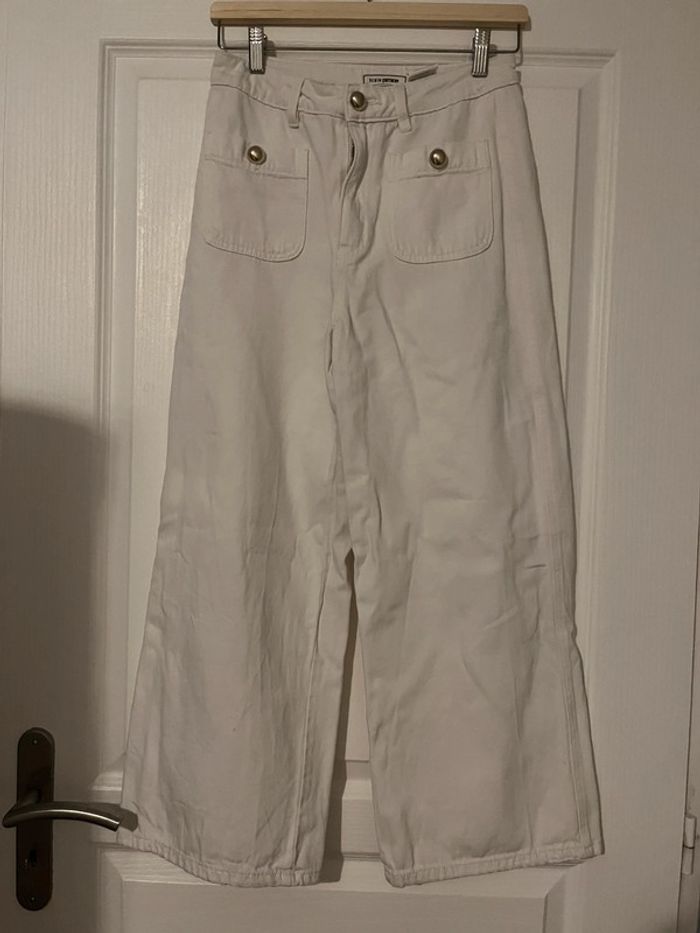 Pantalon droit blanc