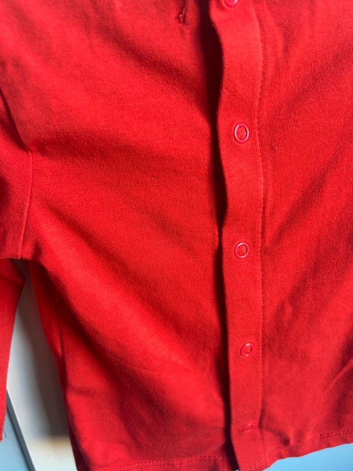 Haut col roulé kiabi, 6 mois , rouge - photo numéro 4