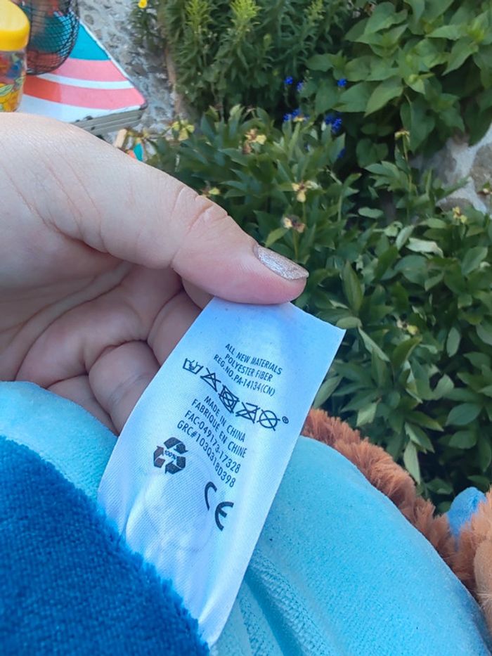 Grande peluche ufufy - belle et la bête - photo numéro 9