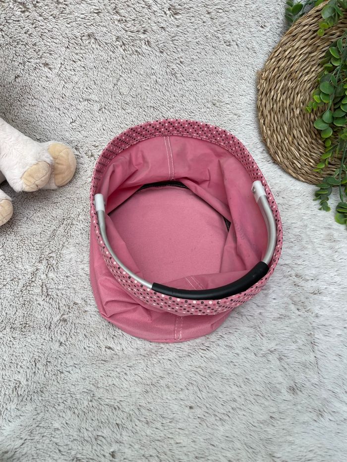Petit panier à provision Rose - Françoise Saget - photo numéro 6