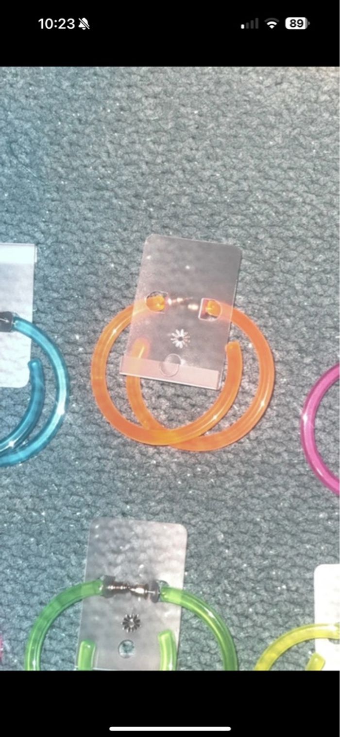 Lot 6 paires de creoles - photo numéro 4