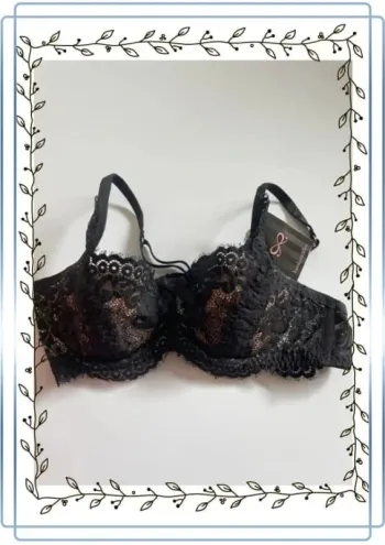 Soutien gorge noir Hunkemoller dentelle,  taille 90A