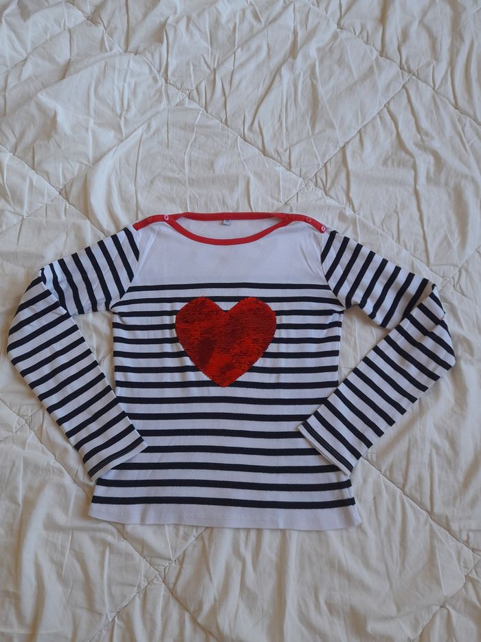T-shirt 12ans Sequins réversible